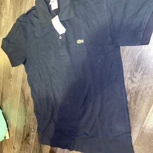 Lacoste med polo blue nwt